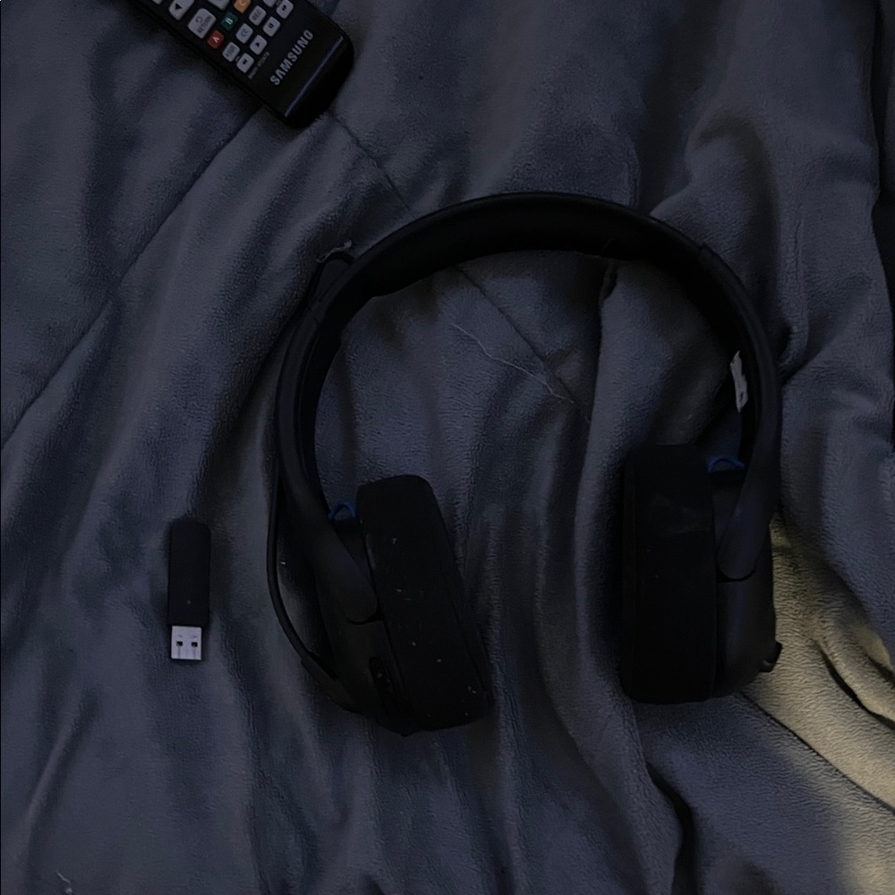 Wireless Over-Ear Headphones in Black